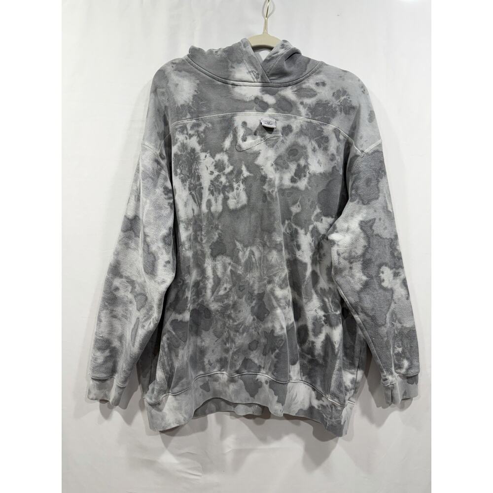 Nike Sportswear Line - Gray Tie-Die Camo Hoodie XL Streetwear Oversized